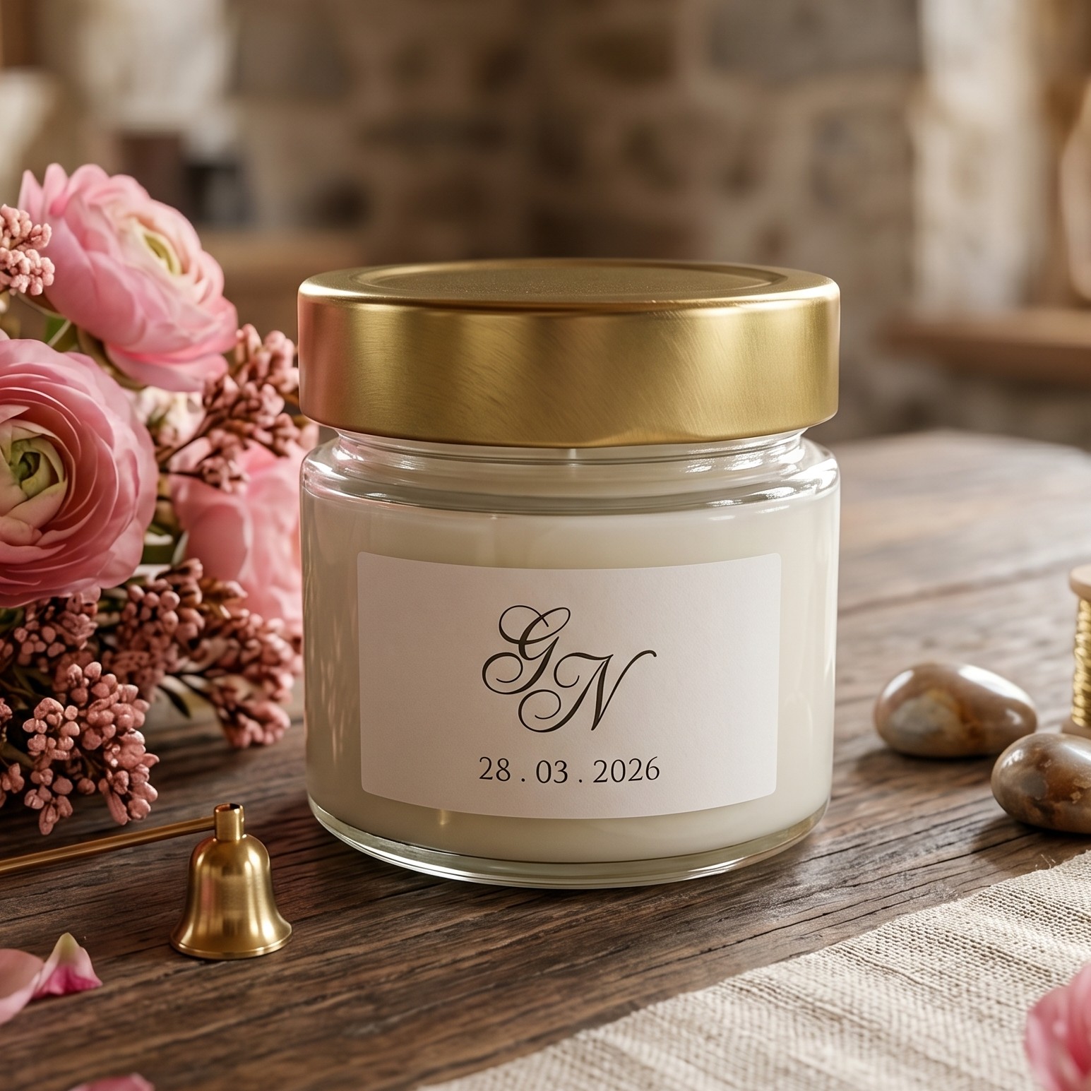 vela aromatizada para lembrancinha