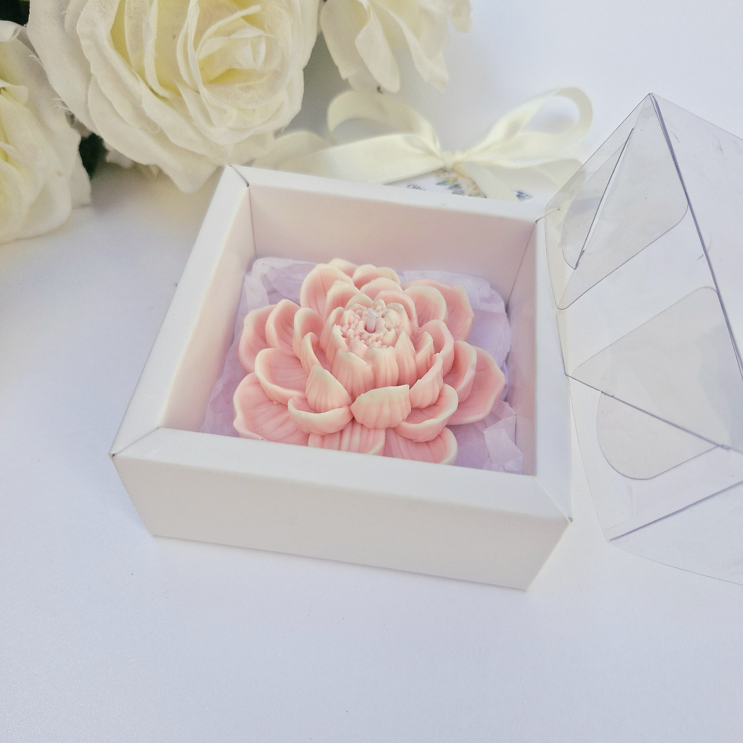 vela aromatica lembrancinha flor de lotus (2)